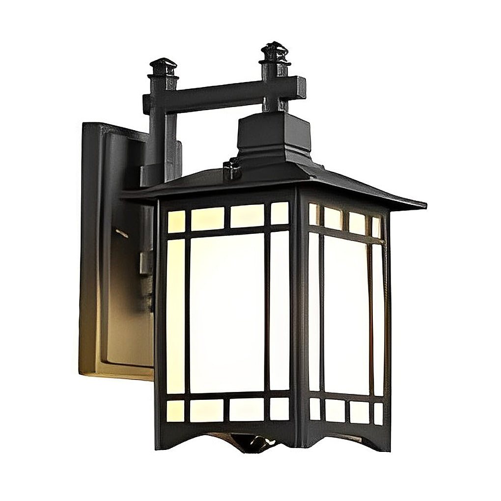 Retro Waterproof LED Vintage Solar Wall Lamp with Remote Wall Sconce Lighting - Lumpaz