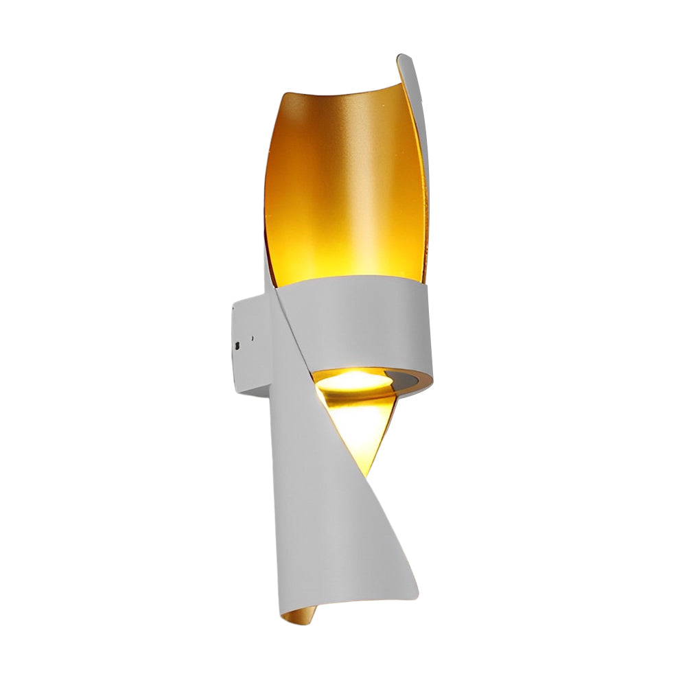 Circular Waterproof Up and Down Lighting COB Modern Outdoor Wall Lights - Lumpaz
