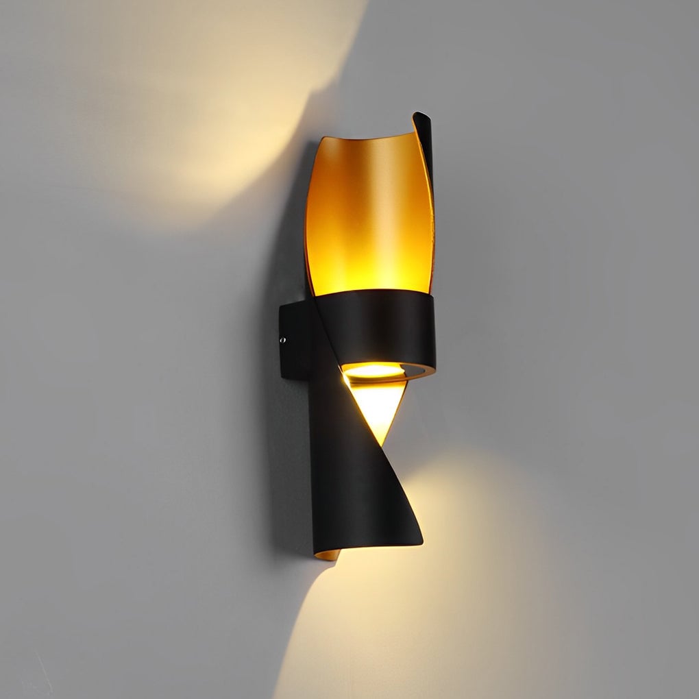 Circular Waterproof Up and Down Lighting COB Modern Outdoor Wall Lights - Lumpaz
