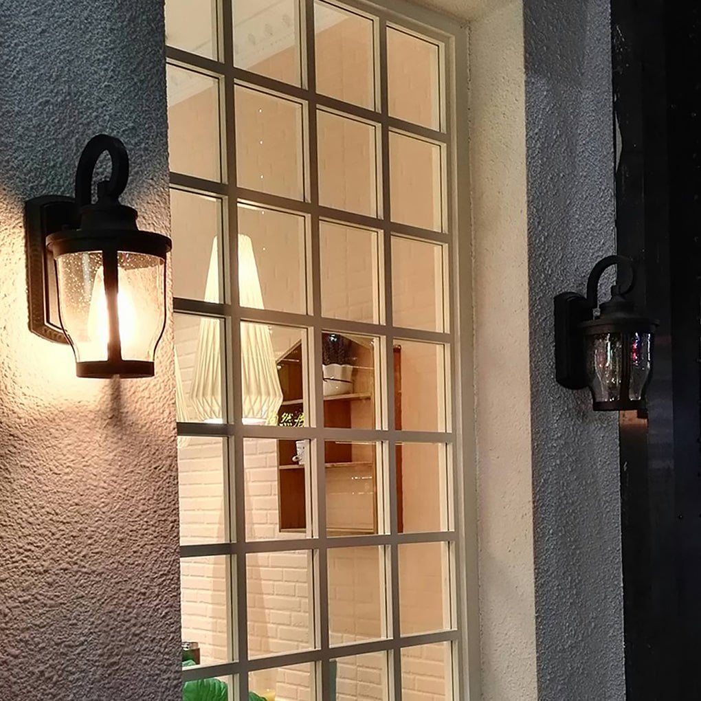 Retro Creative Waterproof Bubbles Glass Vintage Outdoor Wall Lights - Lumpaz