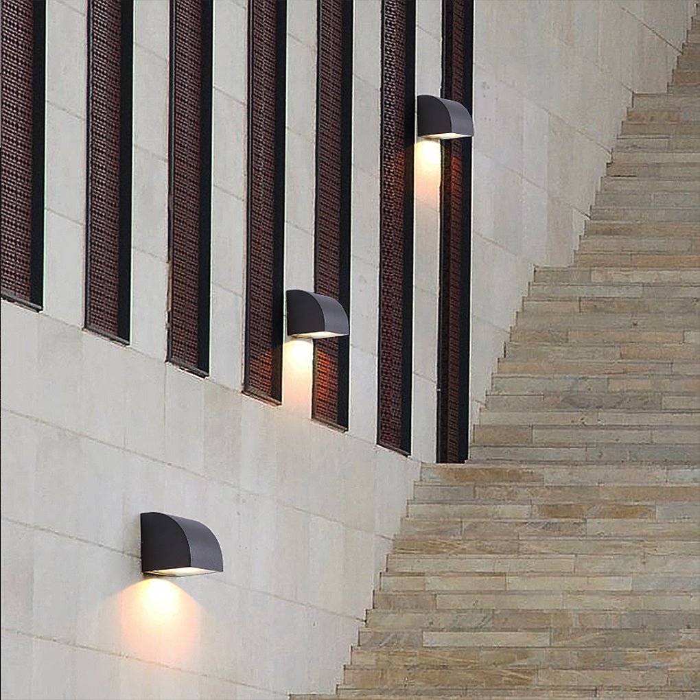 Waterproof Geometric Shaped Nordic Outdoor Wall Lights Wall Sconce Lighting - Lumpaz