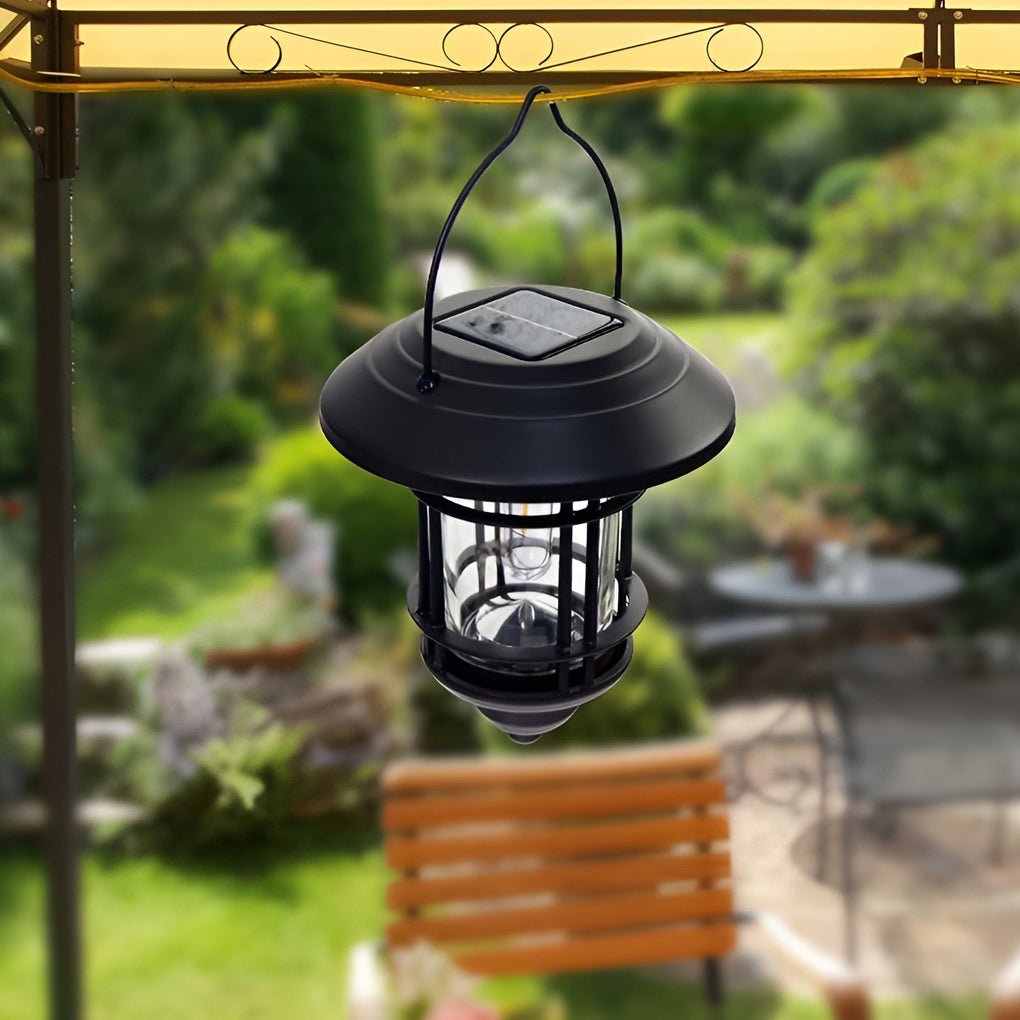 Industrial Style Solar Outdoor Wall Lights Wall Sconce Lighting LED Wall Lamp - Lumpaz