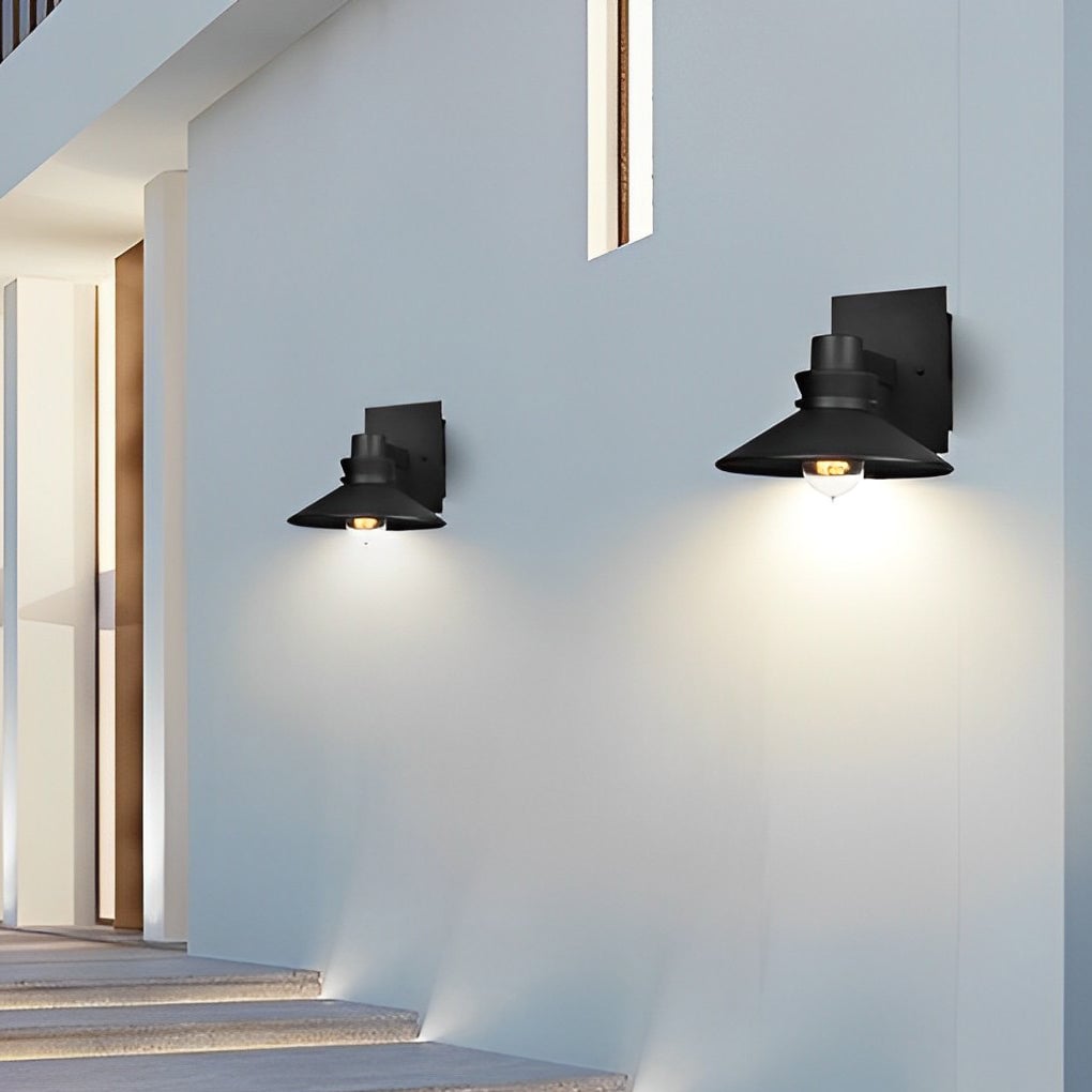 Minimalist Waterproof Black European-style Wall Lamp Exterior Lights - Lumpaz