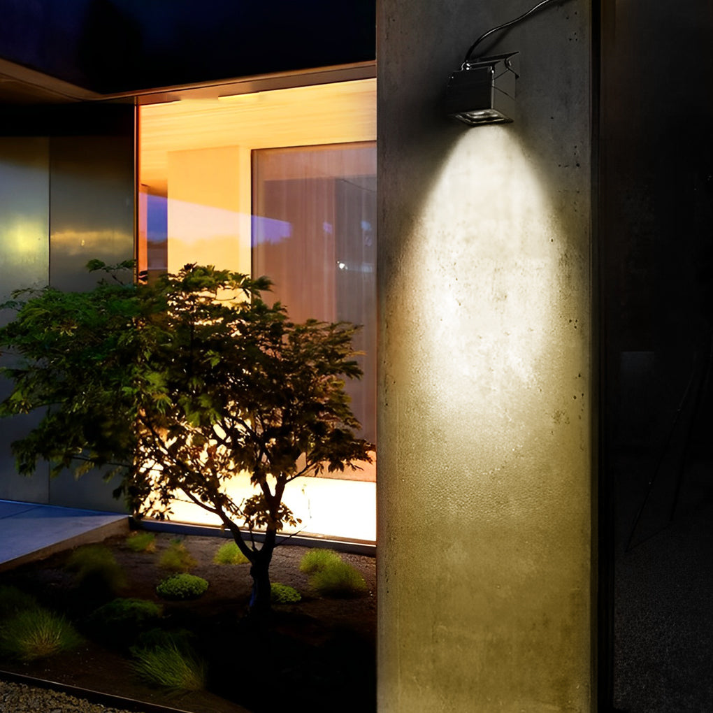 Adjustable Square Waterproof Colorful Spotlight Outdoor Wall Lights - Lumpaz