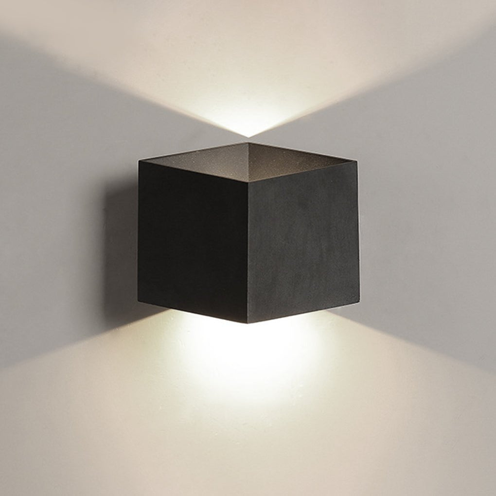 Square Waterproof up and down Lighting LED Modern Outdoor Wall Lights - Lumpaz