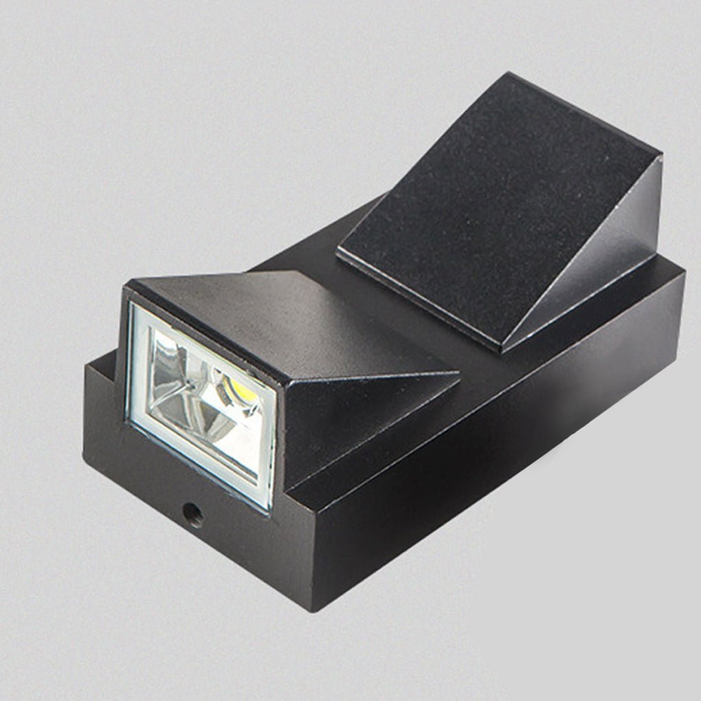 Waterproof LED Up And Down Lighting Black Modern Outdoor Wall Lights - Lumpaz