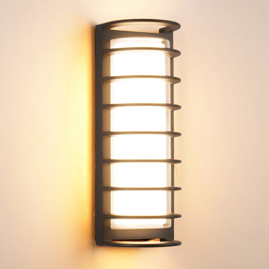 Outdoor Waterproof Double-layer Lampshade Gate Column Exterior Wall Sconces - Lumpaz