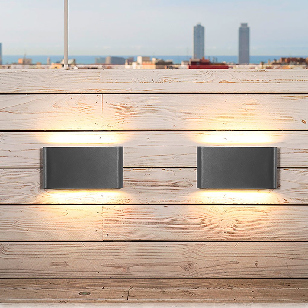 Minimalist Outdoor Waterproof LED Exterior Wall Light for Garden Balcony - Lumpaz