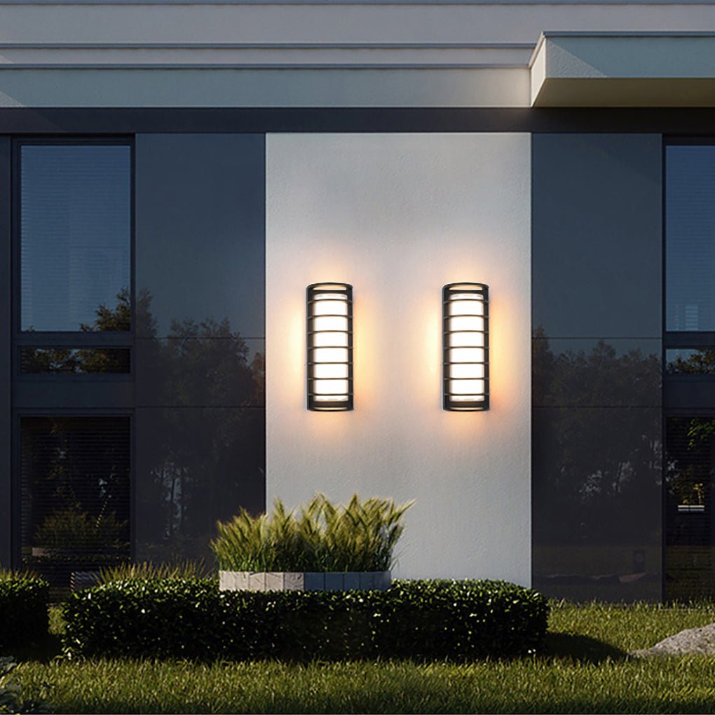 Outdoor Waterproof Double-layer Lampshade Gate Column Exterior Wall Sconces - Lumpaz