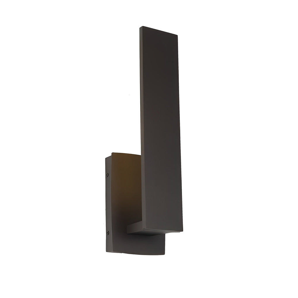 Waterproof Minimalist Aluminum LED Black Modern Outdoor Wall Light - Lumpaz