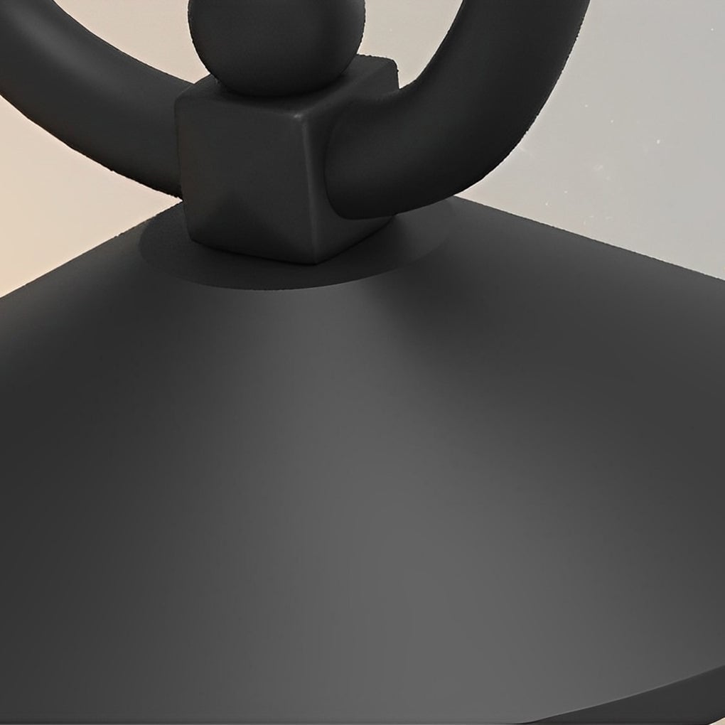 Waterproof Striped Glass Aluminum Black Retro Outdoor Wall Lights - Lumpaz