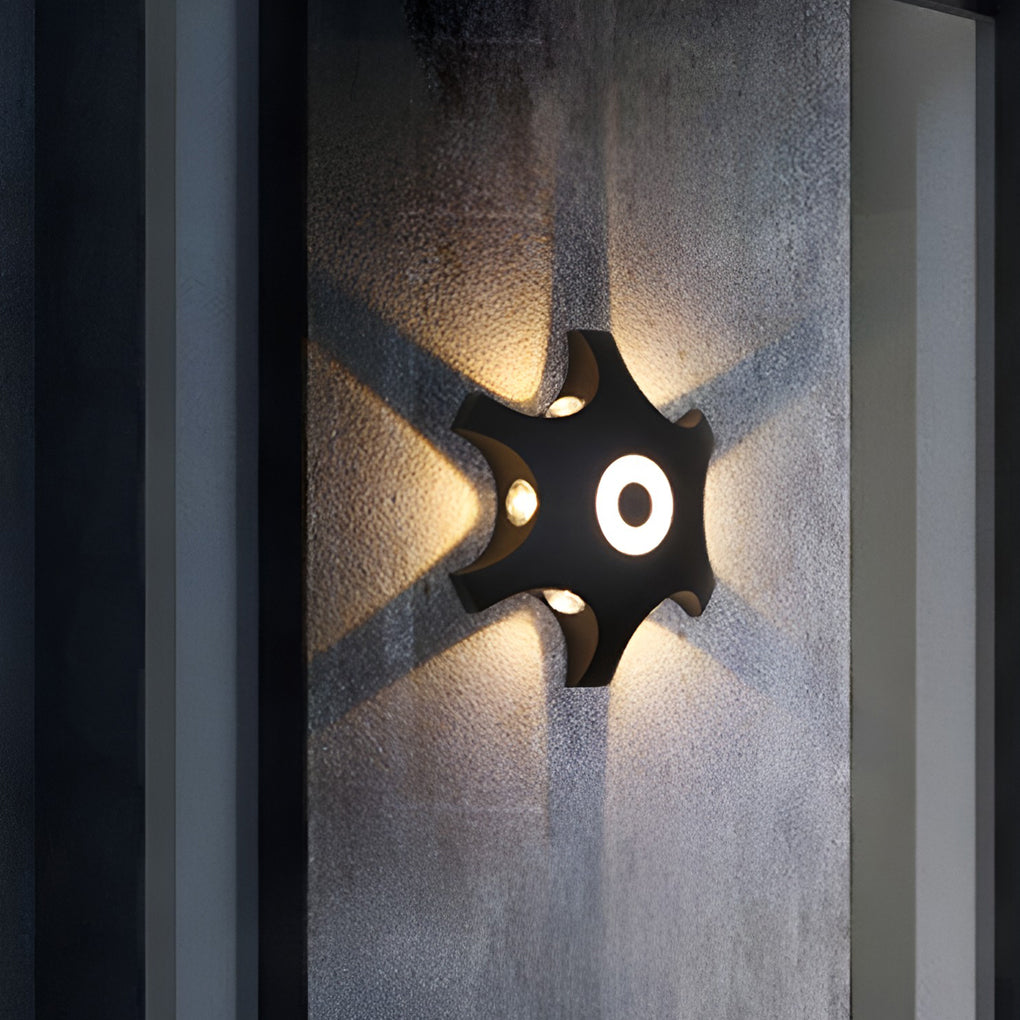 Flower Shaped LED Waterproof Nordic Wall Washer Lights Wall Sconces Lighting - Lumpaz