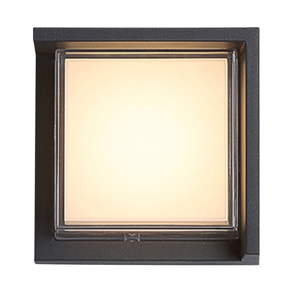 Modern Outdoor Round Square Waterproof Wall Light for Villa Garden Balcony Door Front - Lumpaz