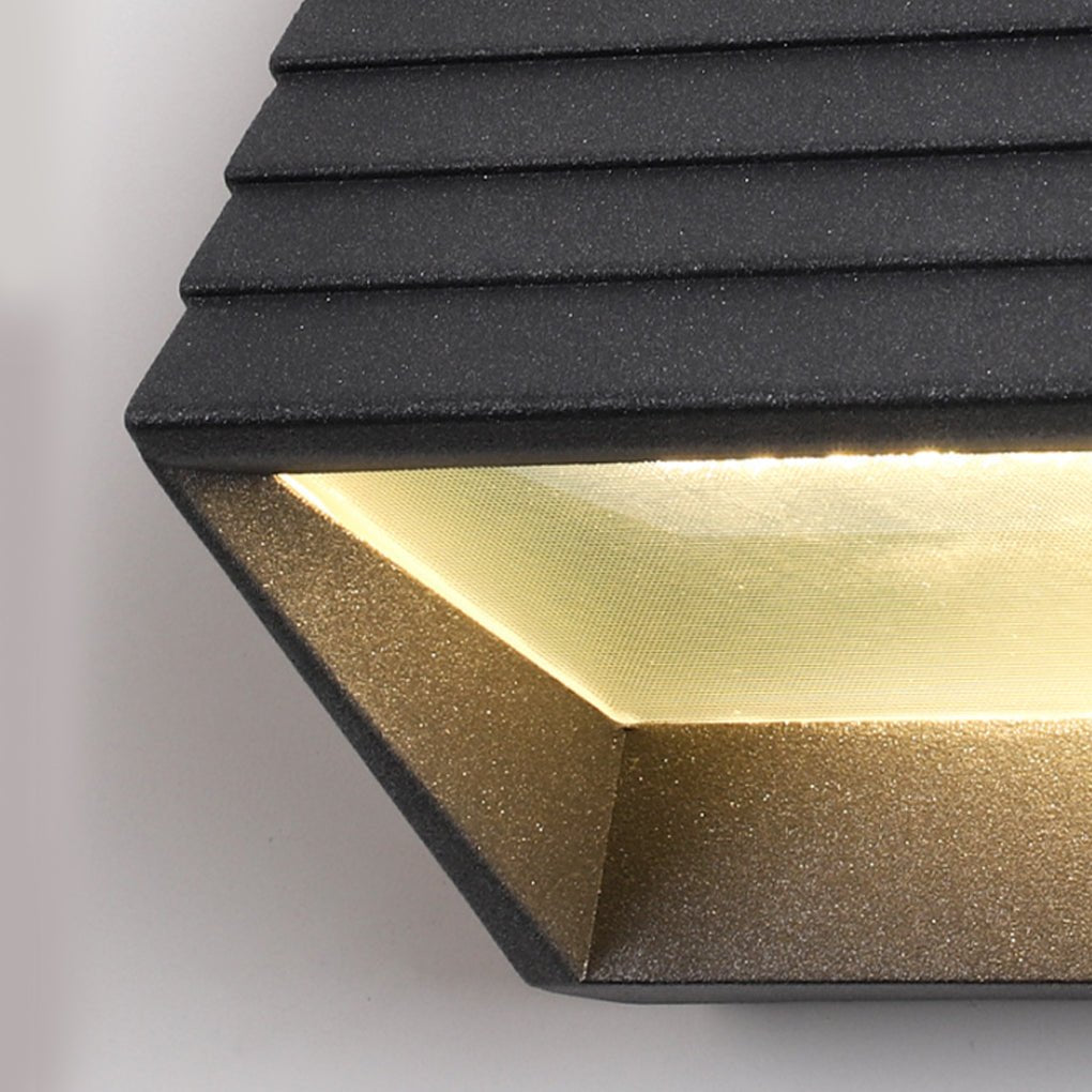 Modern Minimalist Outdoor Waterproof LED Wall Light for Villa Garden Balcony Stairs - Lumpaz