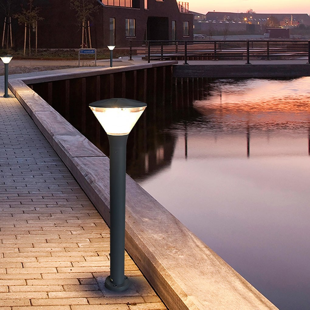 Round LED Waterproof Nordic Sconces Wall Lamp Outdoor Lights Path Lights - Lumpaz