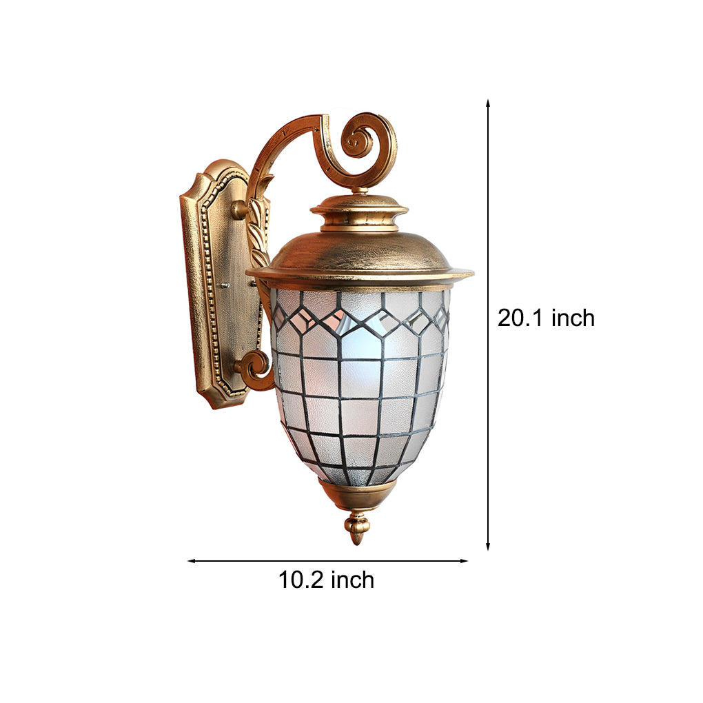 Waterproof Minimalist Elegant Vintage European Style Outdoor Wall Lights - Lumpaz
