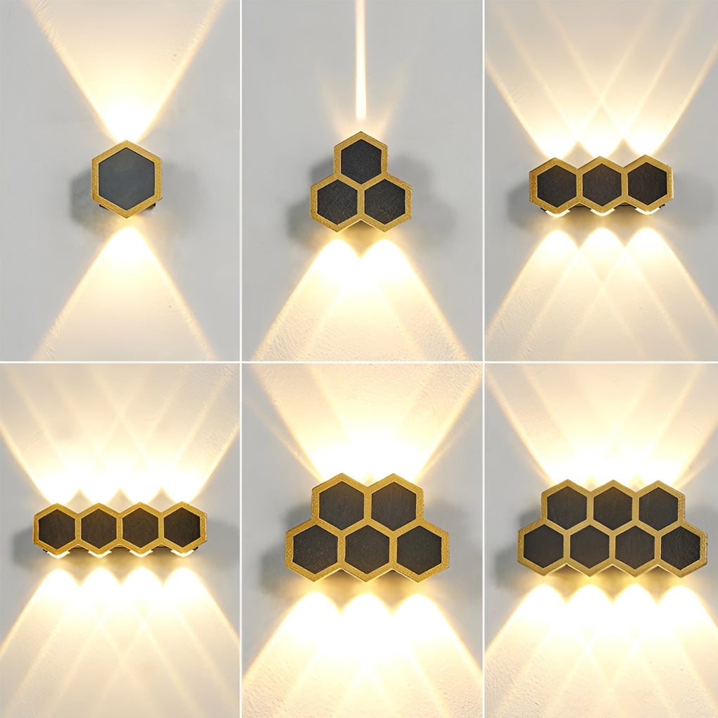 Beehive-shaped LED Up and Down Lights Waterproof Modern Wall Washer Light - Lumpaz