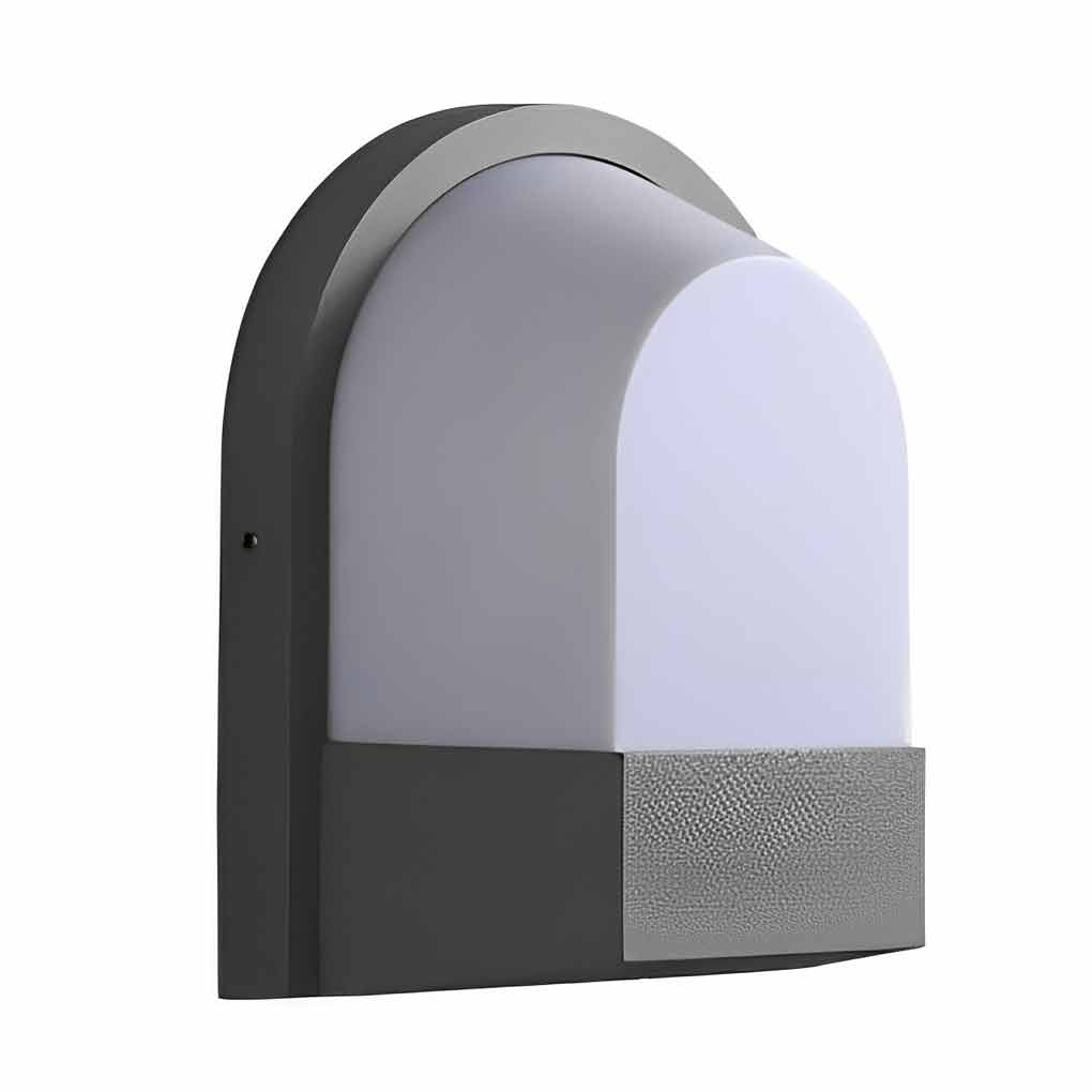 Minimalist Waterproof LED Dark Gray Modern Outdoor Wall Lamp Exterior Lights - Lumpaz