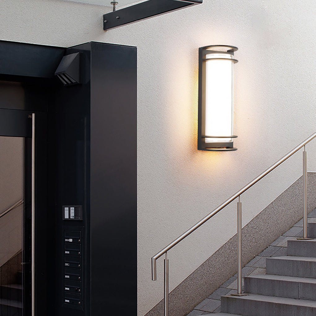 Outdoor Waterproof Double-layer Lampshade Gate Column Exterior Wall Sconces - Lumpaz