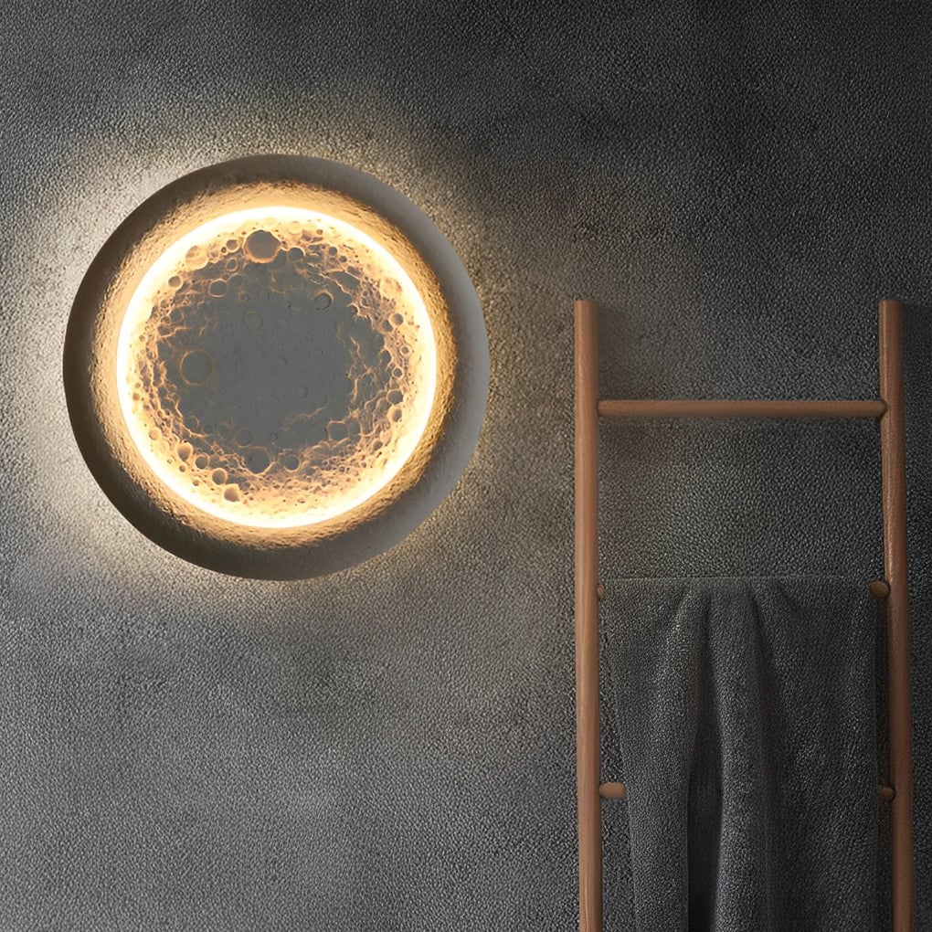 Moon Craters Design LED Waterproof Modern Outdoor Wall Lamp Exterior Lights - Lumpaz