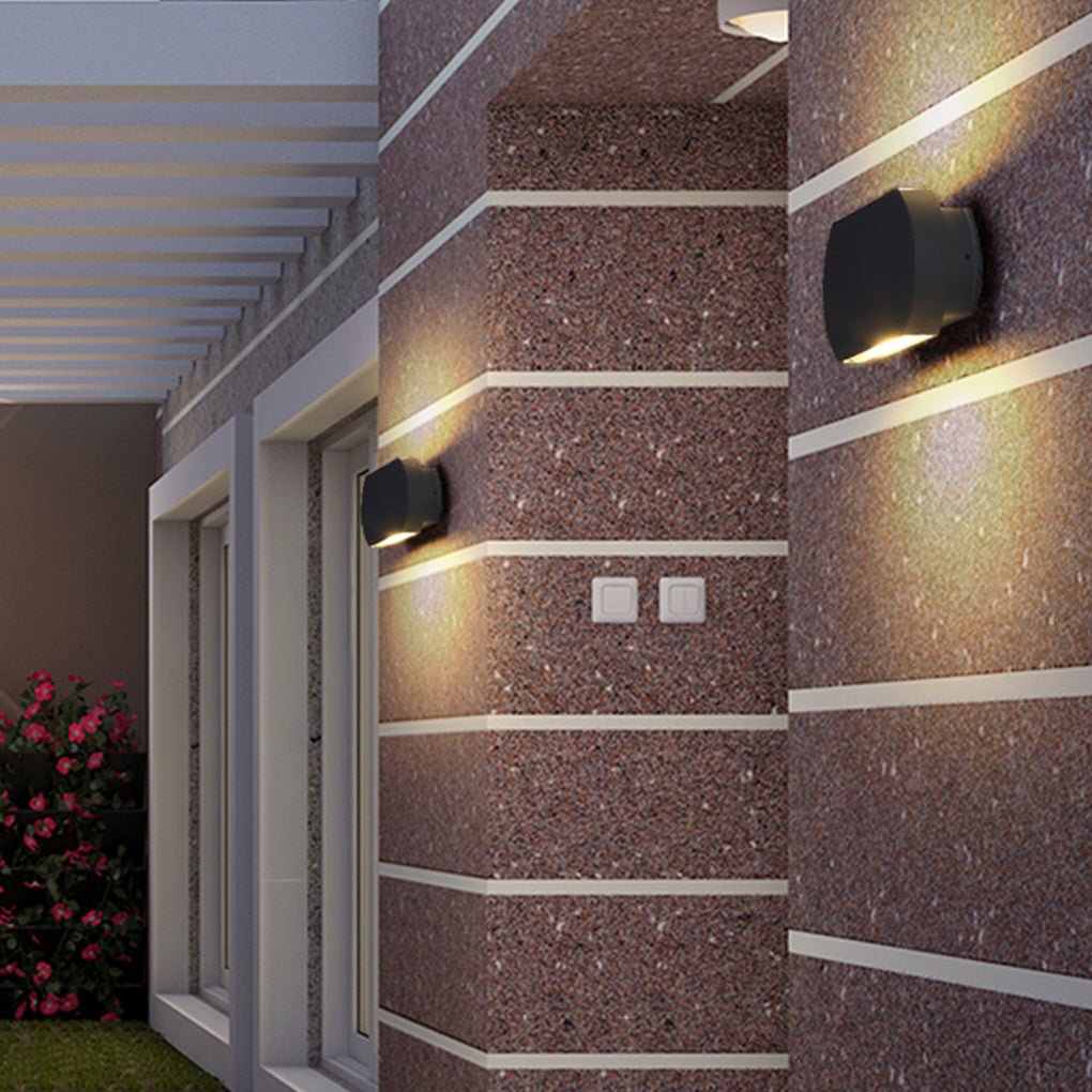 Nordic Minimalist Outdoor LED Waterproof Wall Light for Villa Courtyard Aisle - Lumpaz