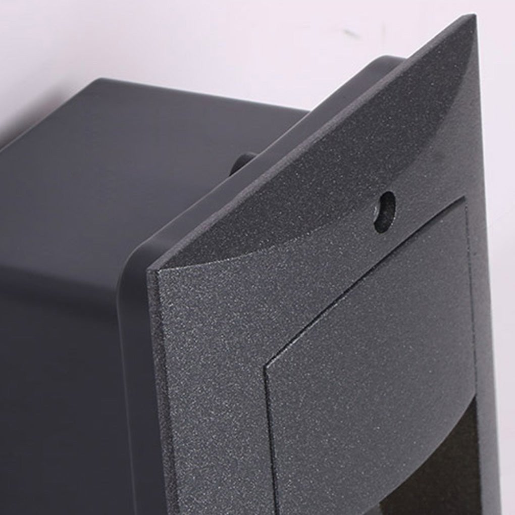 Rectangle Waterproof LED Black Modern Outdoor Step Lights Recessed Stair Sconces - Lumpaz