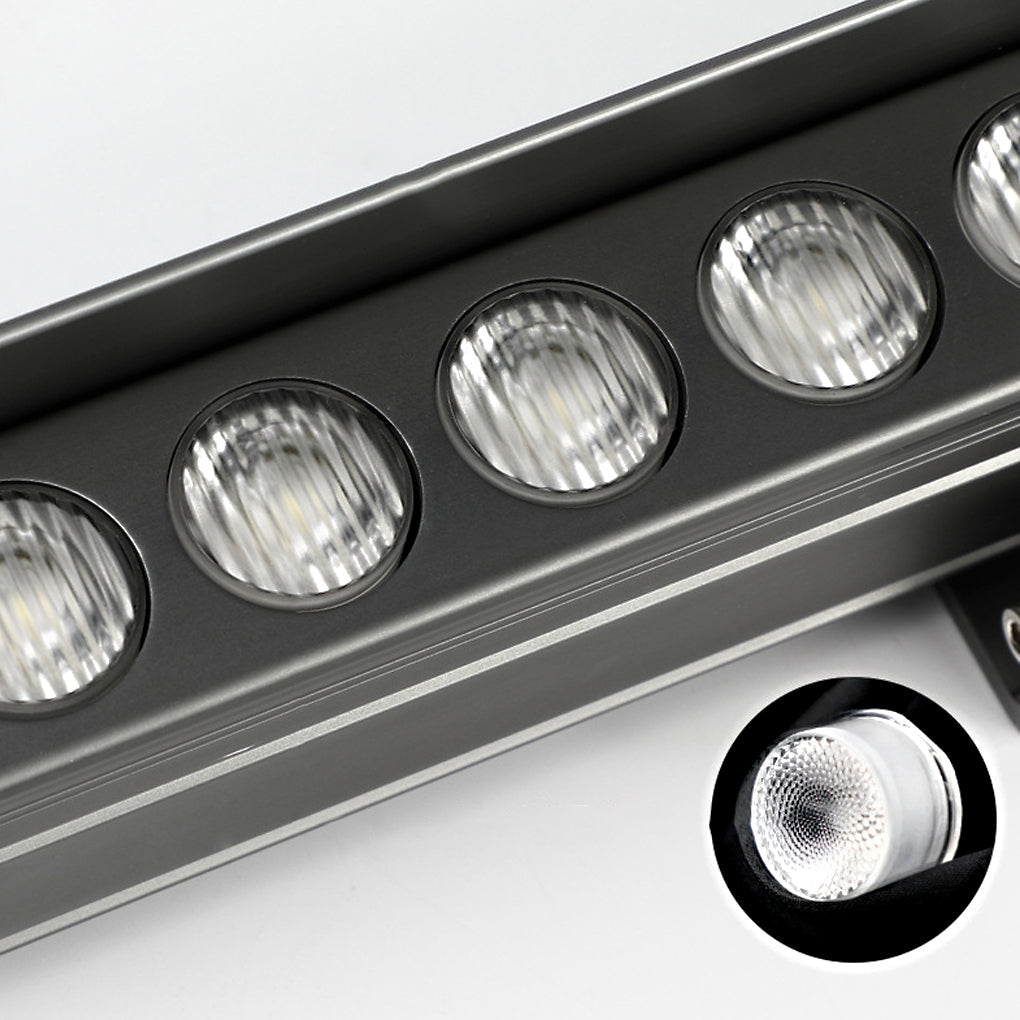 DC24V LED Waterproof Smart Outdoor Wall Washer Light with Shading Plate - Lumpaz