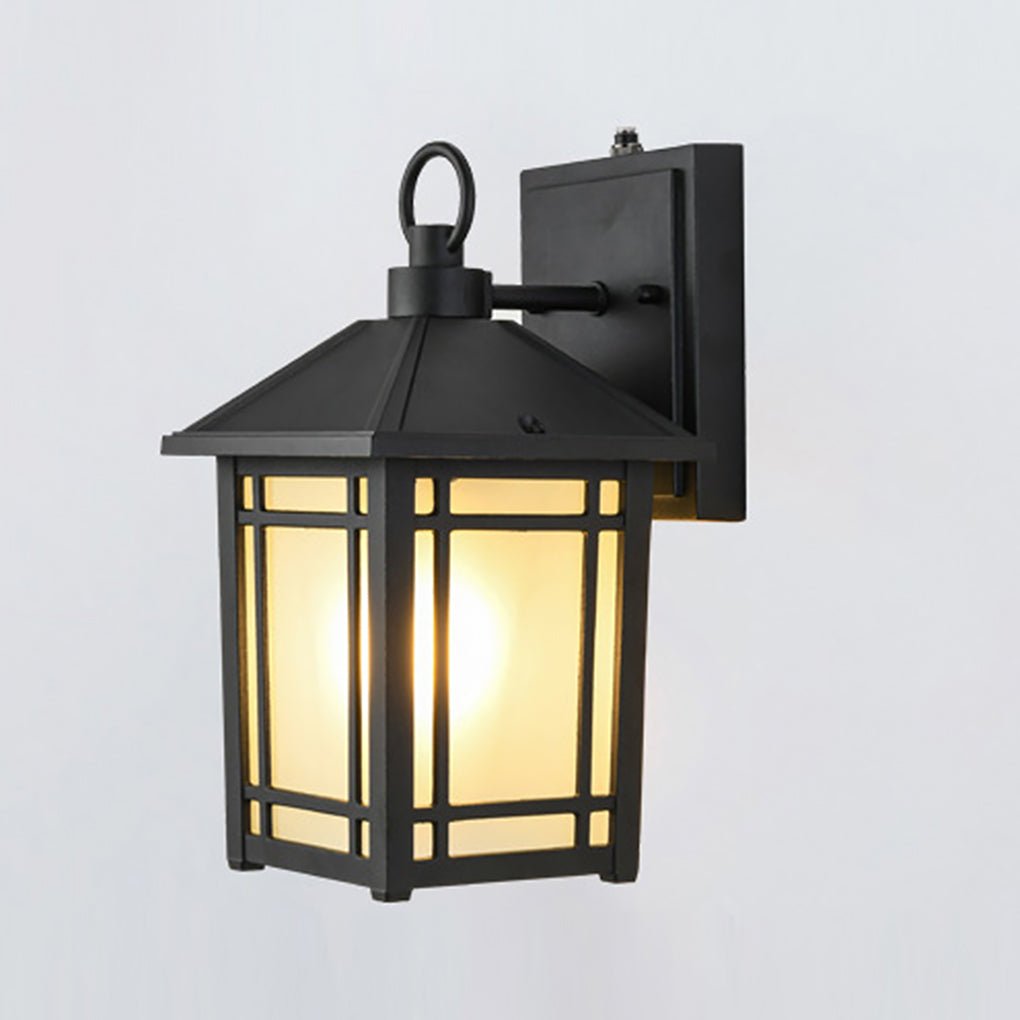LED Outdoor Induction Exterior Wall Light Waterproof Wall Light with Light Sensing - Lumpaz