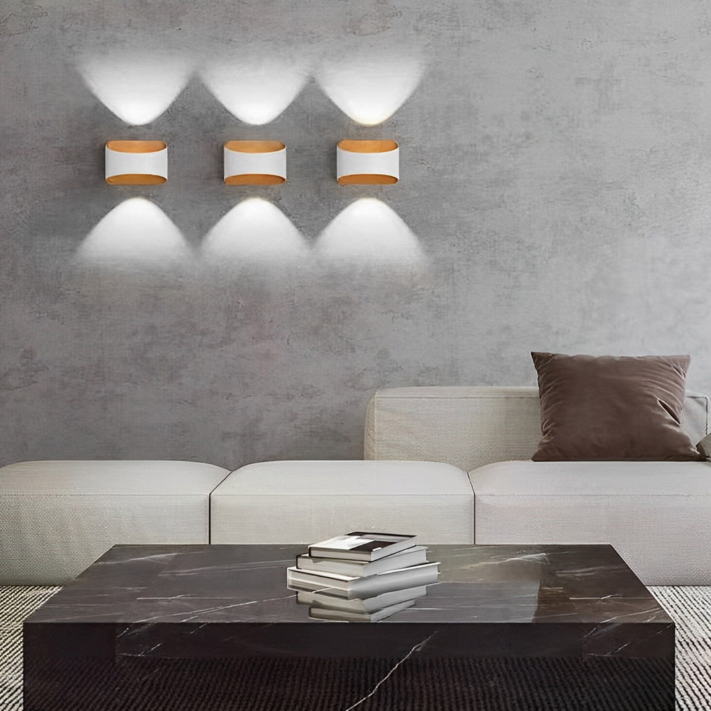 Unique Up and Down Lighting LED Waterproof Modern Exterior Wall Lights - Lumpaz