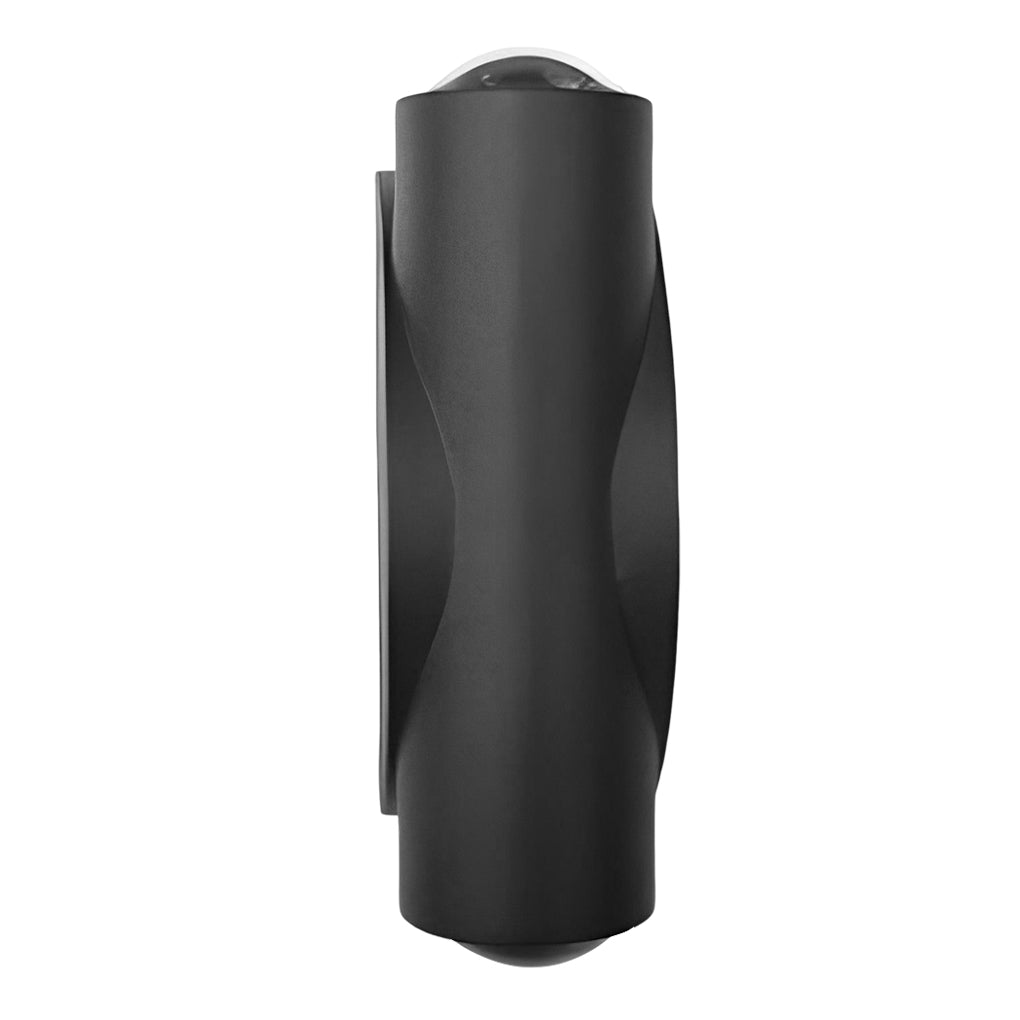 Up and Down Light LED Waterproof Black Modern Wall Washer Light Wall Lamp - Lumpaz