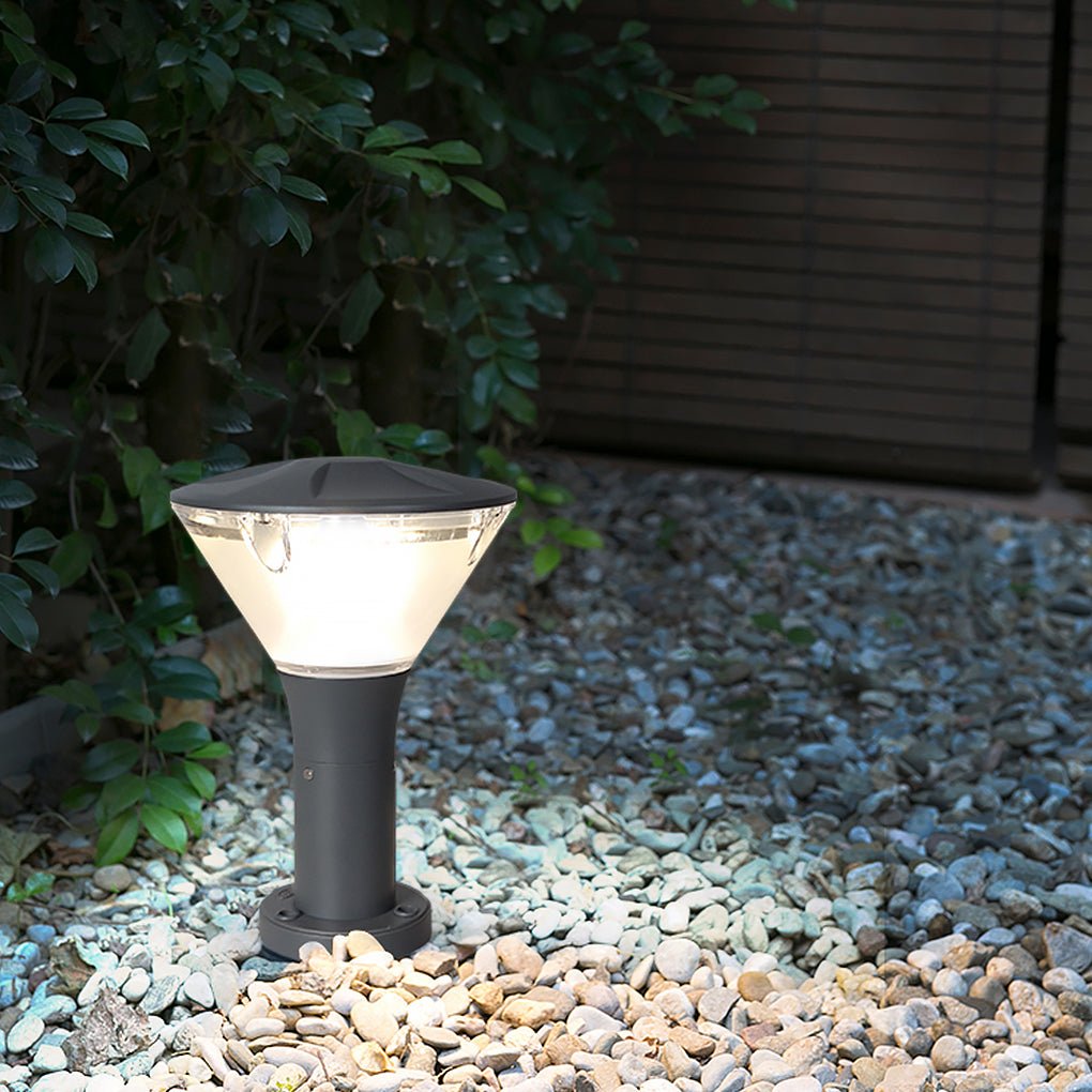 Round LED Waterproof Nordic Sconces Wall Lamp Outdoor Lights Path Lights - Lumpaz