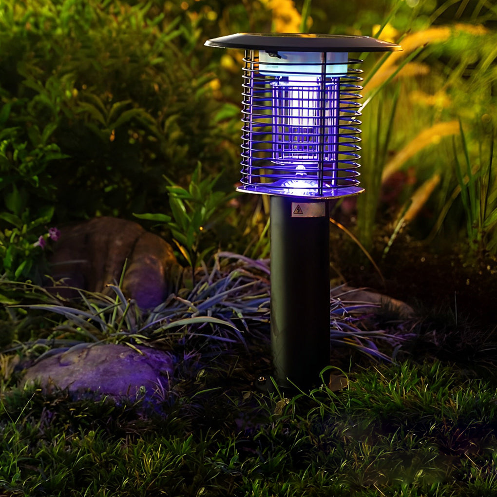 Waterproof USB Solar Bug Zapper Mosquito Killer Lamp Garden Lights - Lumpaz