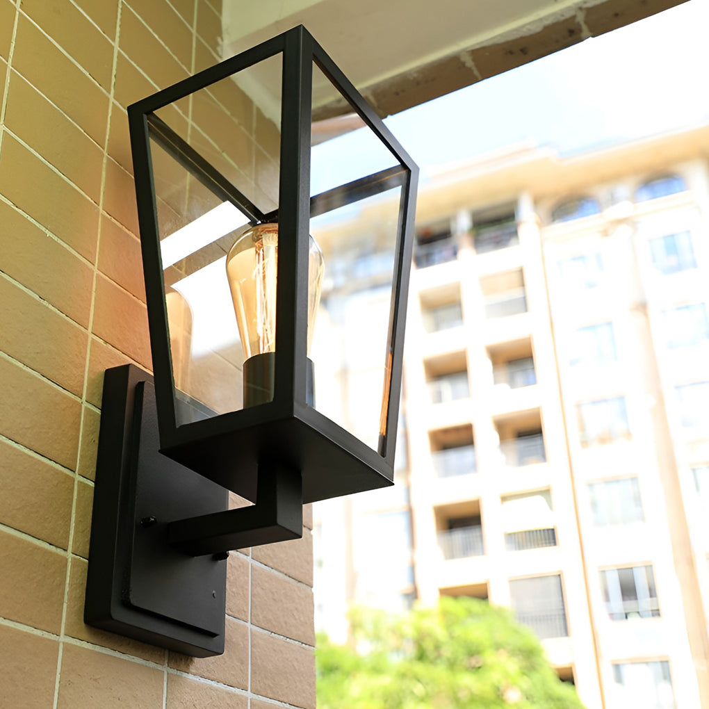 Trapezoidal Waterproof LED Vintage Outdoor Wall Light Wall Sconce Lighting - Lumpaz