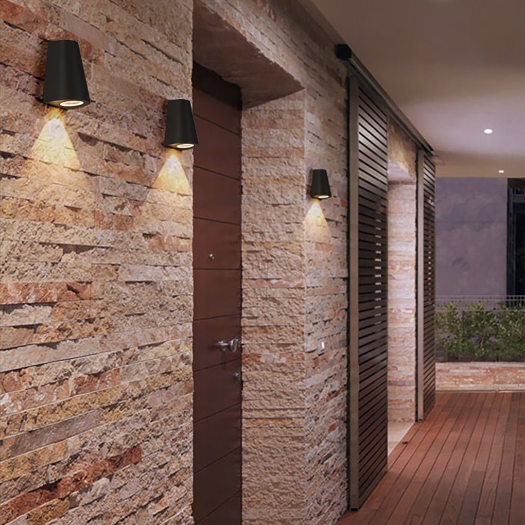 Nordic Minimalist Outdoor LED Waterproof Wall Light for Courtyard Aisle Balcony - Lumpaz
