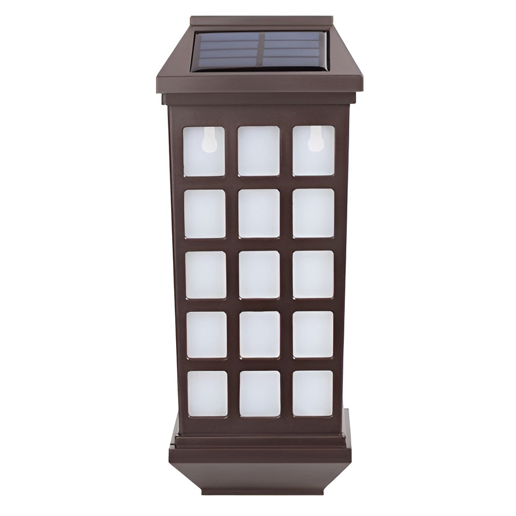 Solar LED Light-controlled Motion Sensor Modern Outdoor Wall Lamp - Lumpaz