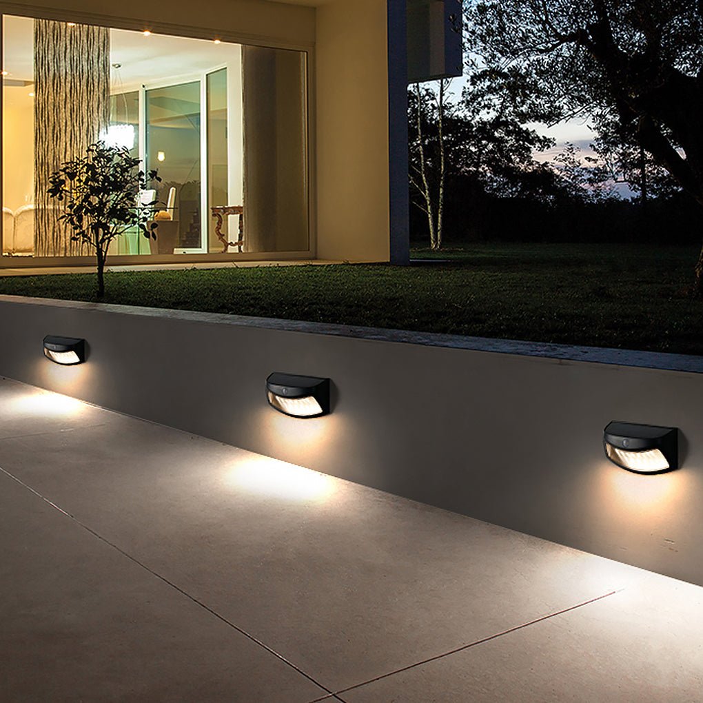 Intelligent Light Control Human Motion Sensor Solar Outdoor LED Wall Light - Lumpaz