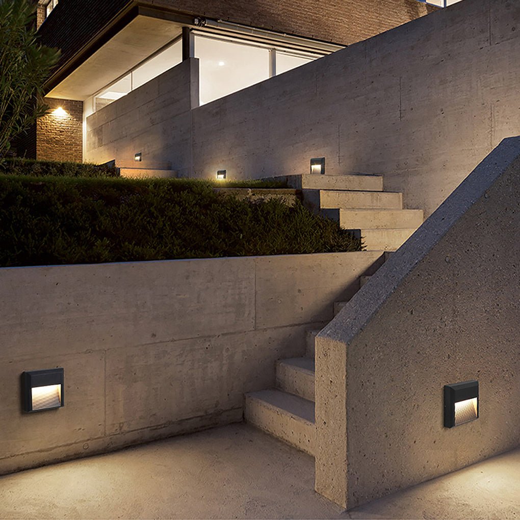 Waterproof Outdoor LED Step Lights Corner Lamp for Villa Courtyard Garden - Lumpaz