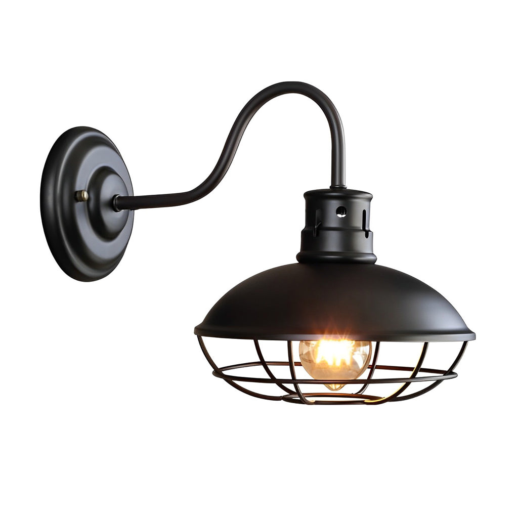 Retro Iron LED Waterproof Industrial Style Outdoor Wall Lights Wall Lamp - Lumpaz