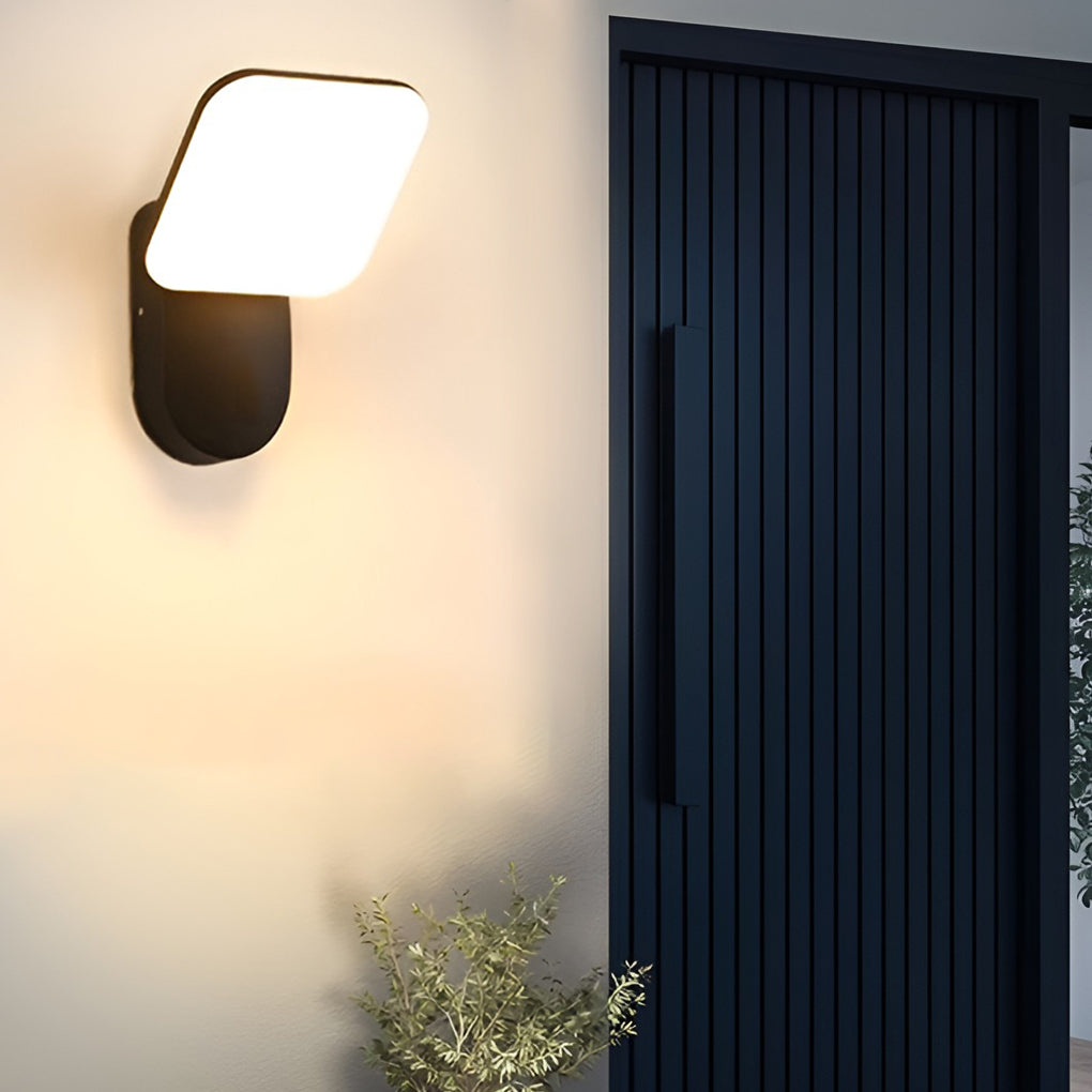 Square LED 12w Waterproof Modern Outdoor Wall Lamp Wall Sconces Lighting - Lumpaz