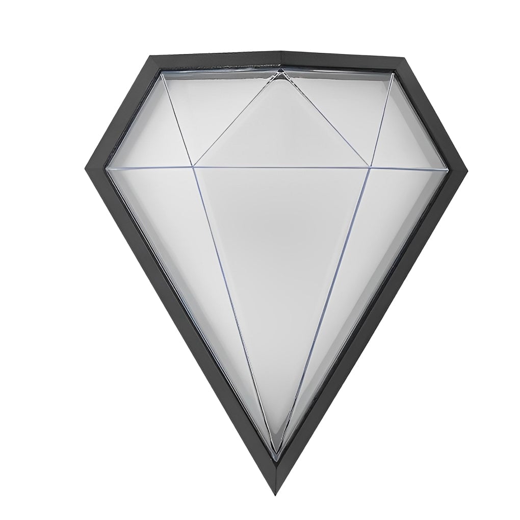 Creative Geometric LED Waterproof Black Modern Wall Lamp Exterior Lights - Lumpaz