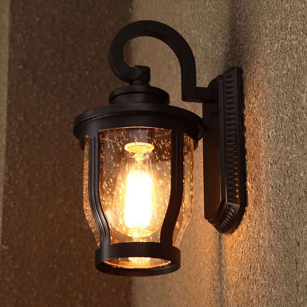 Retro Creative Waterproof Bubbles Glass Vintage Outdoor Wall Lights - Lumpaz