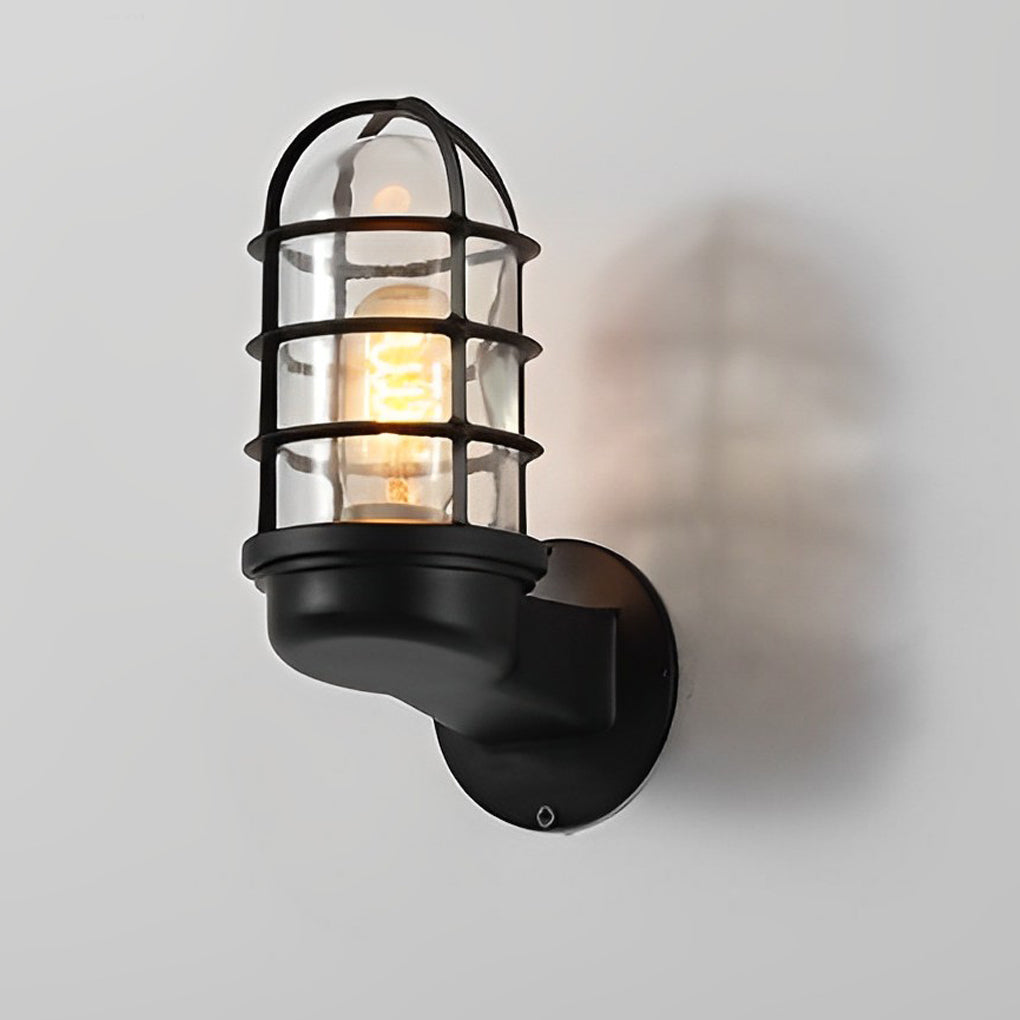 Retro Cage Shape LED 4w Waterproof American-style Outdoor Wall Lamp - Lumpaz