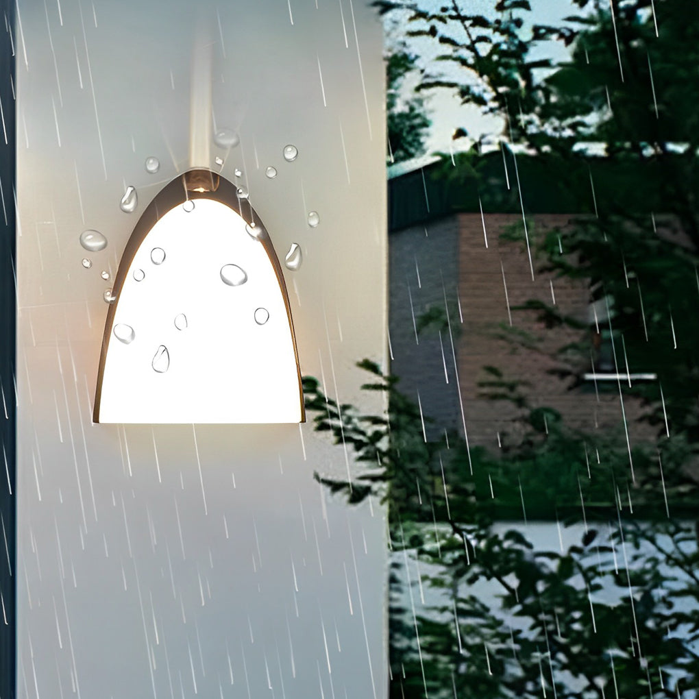Creative LED Waterproof Aluminum Black Modern Outdoor Wall Sconce Lighting - Lumpaz