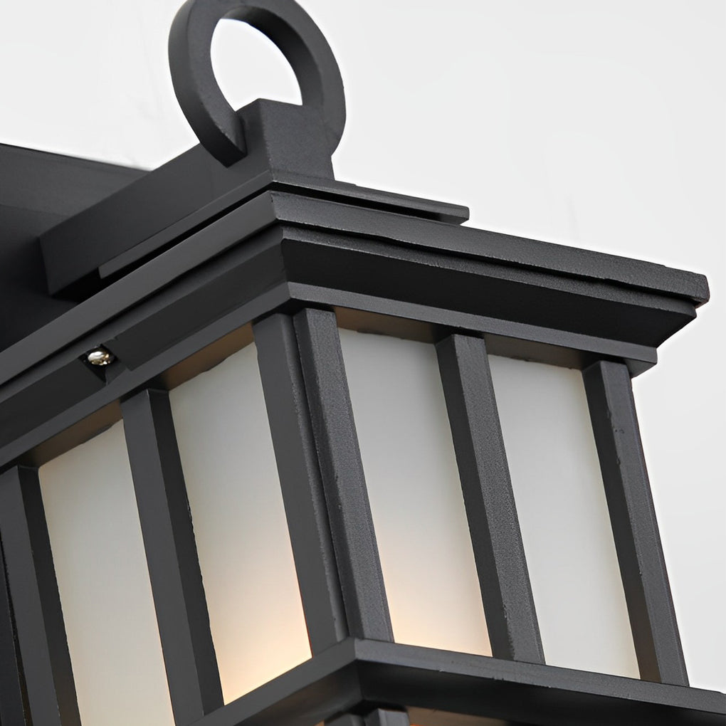 Outdoor Waterproof Aluminum Black European Style Exterior Wall Lights - Lumpaz