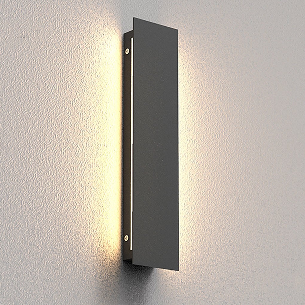 Outdoor Modern Waterproof Long Strip Bright LED Wall Light for Villa Courtyard - Lumpaz