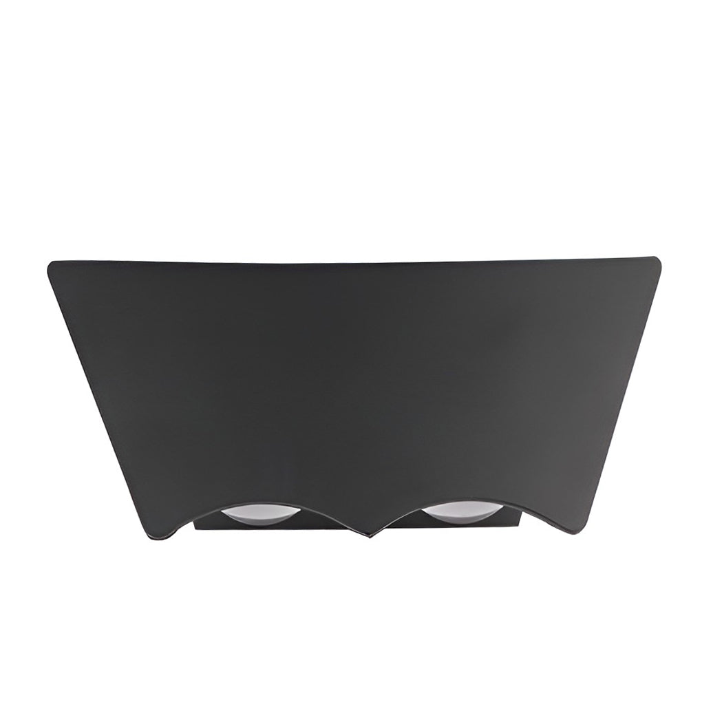 LED Up and Down Lights Waterproof Black Modern Sconce Wall Washer Light - Lumpaz