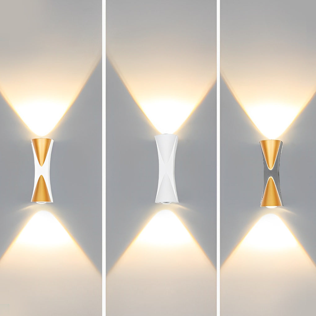 Creative Up and Down Lights LED Waterproof Modern Outdoor Wall Lamp - Lumpaz