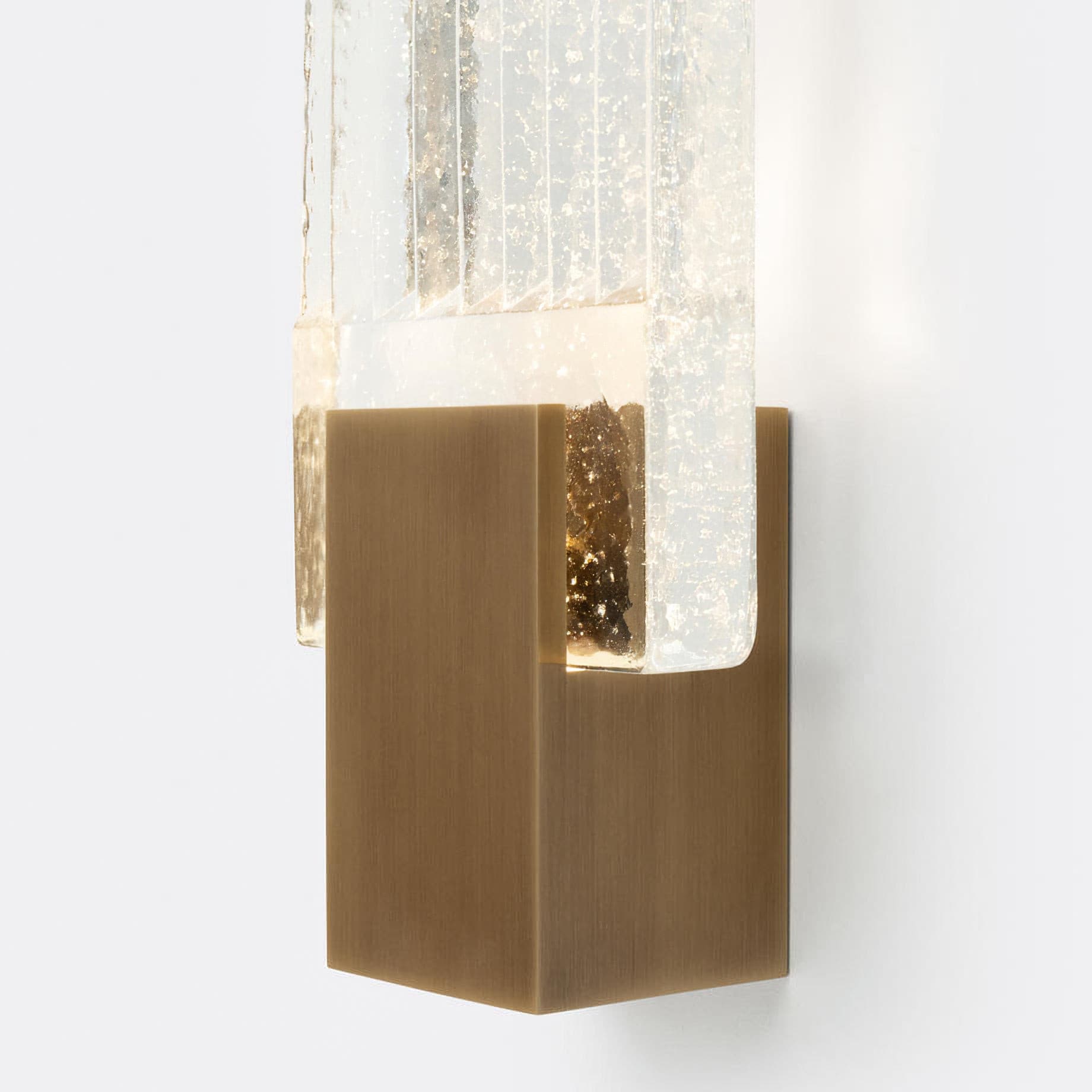 Pleated Crystal Wall Lamp - Lumpaz
