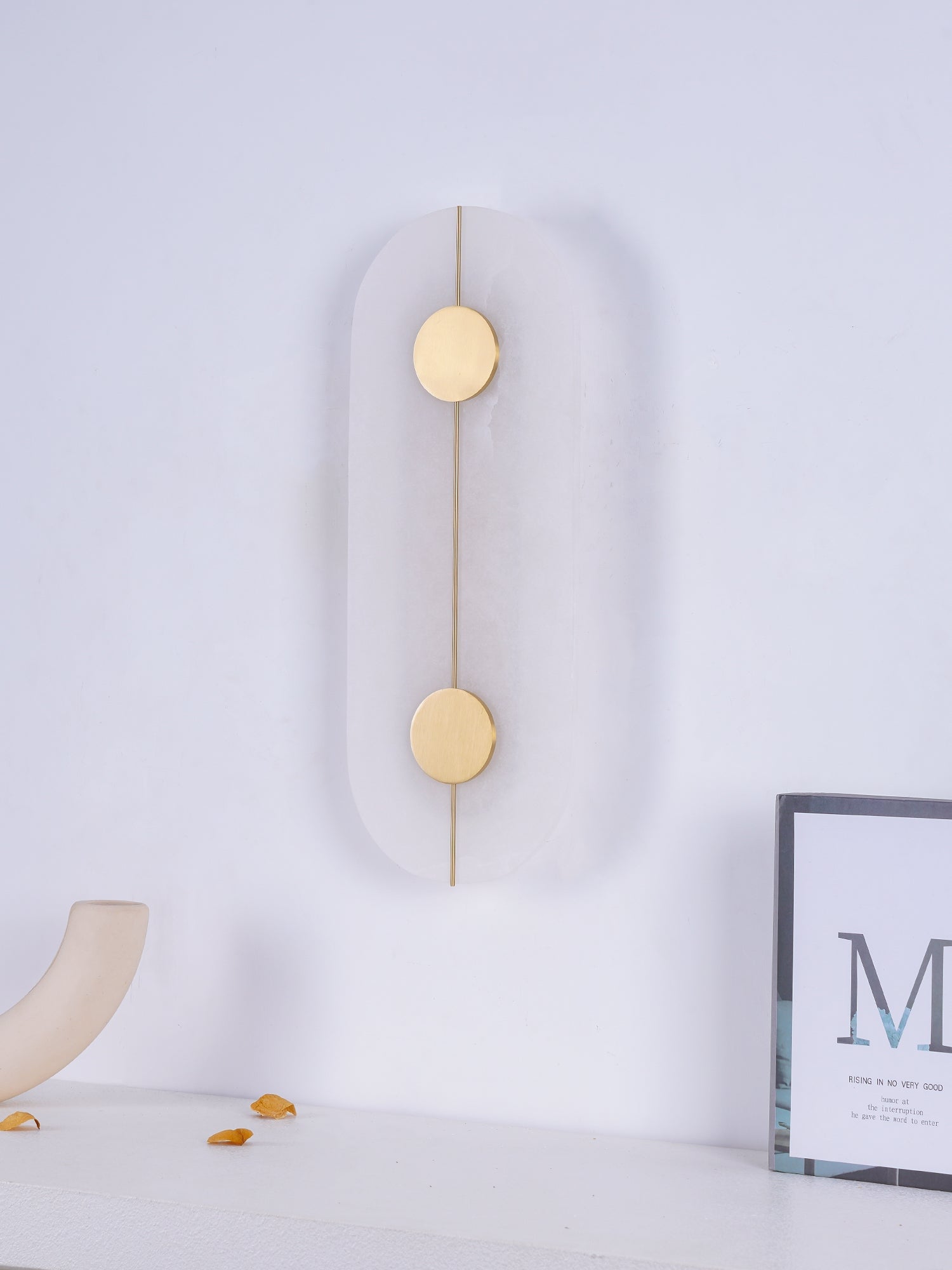 Artistic Alabaster Wall Lamp - Lumpaz