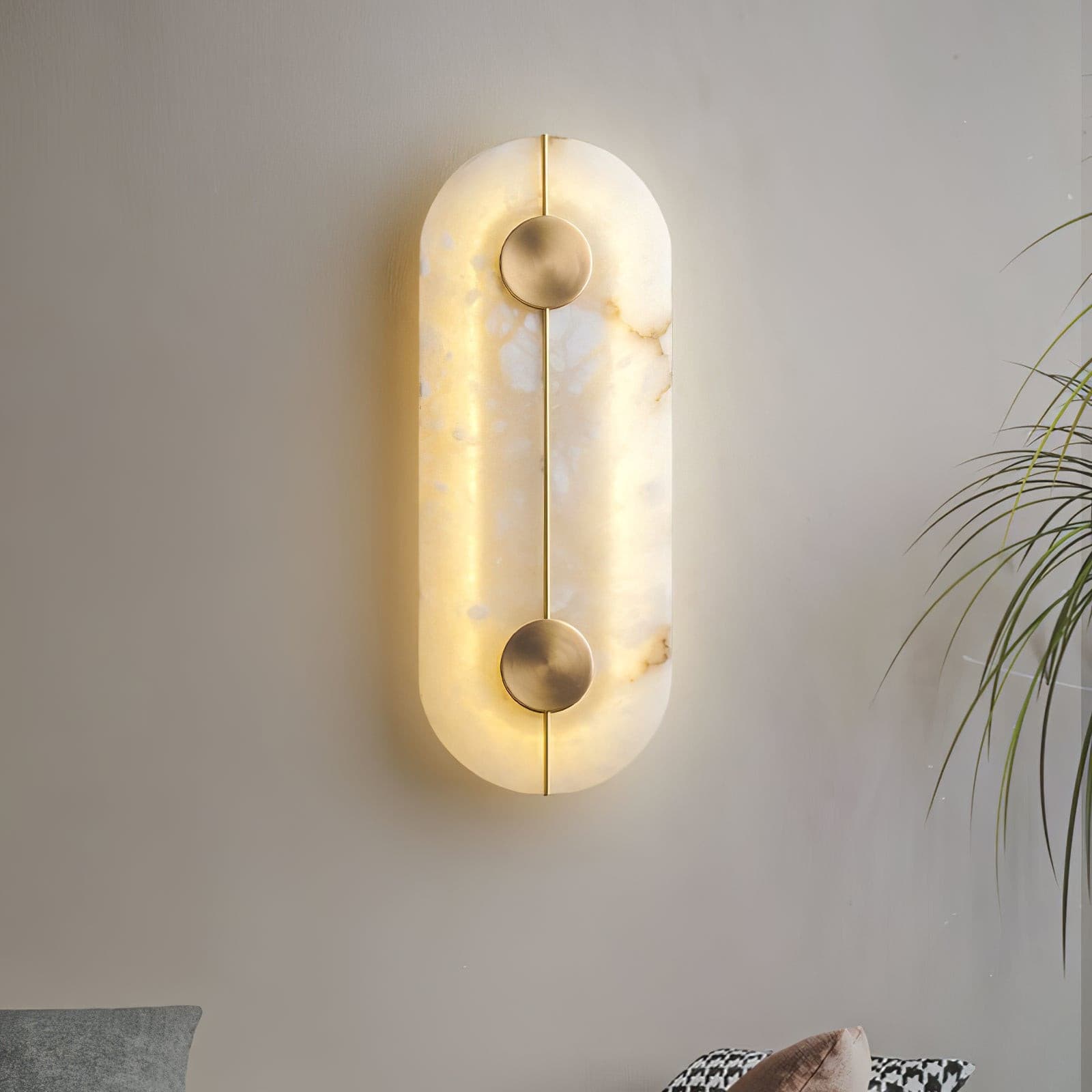 Artistic Alabaster Wall Lamp - Lumpaz